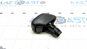 Toyota Highlander 20-25 gear knob, black leather, scratches, worn