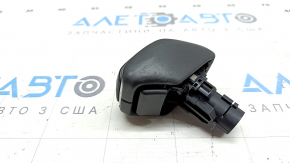 Toyota Highlander 20-25 gear knob, black leather, scratches, worn