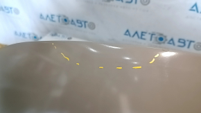 The hood of a Tesla Model Y 20-25 is dented.