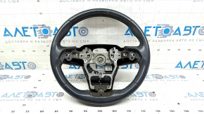 Toyota Highlander 20-24 black leather steering wheel, not heated, scratches