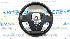 Toyota Highlander 20-24 black leather steering wheel, not heated, scratches