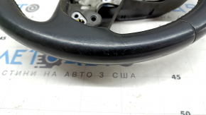 Toyota Highlander 20-24 black leather steering wheel, not heated, scratches