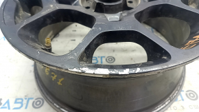 Wheel disk R16x6.5j Fiat 500 12-15 peeling paint, repainted
