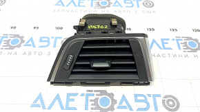 Right front panel air duct deflector BMW 3 F30 12-18 black with chrome, crack in mount