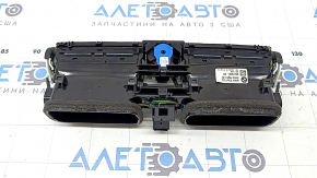 BMW 3 F30 12-18 black, chrome accented front panel air duct deflector