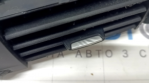 BMW 3 F30 12-18 black, chrome accented front panel air duct deflector