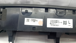 Nissan Ariya 23-25 climate control with dark gray wood trim