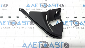 BMW 3 F30 12-18 right rear shelf trim for belt, black