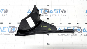 BMW 3 F30 12-18 right rear shelf trim for belt, black