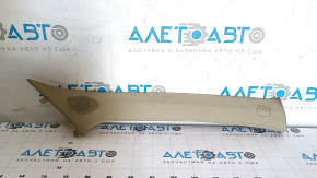 Acura TLX 15 upper right front pillar trim - beige, with tweeter, for cleaning
