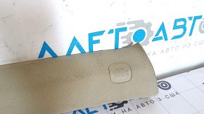 Acura TLX 15 upper right front pillar trim - beige, with tweeter, for cleaning