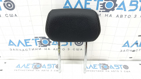 Rear right headrest for BMW 3 Series F30 4D 12-18, black leather with gray stitching