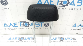 Rear right headrest for BMW 3 Series F30 4D 12-18, black leather with gray stitching