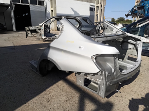 Quarter wing rear left BMW 3 F30 4d 12-18 on the body, silver