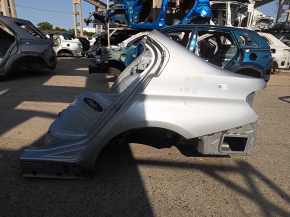 Quarter wing rear left BMW 3 F30 4d 12-18 on the body, silver