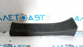 Nissan Murano z52 17-24 black inner rear right door sill trim, 3 stripes, worn