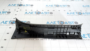 Nissan Murano z52 17-24 black inner rear right door sill trim, 3 stripes, worn
