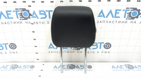 Driver's seat headrest for BMW 3 F30 4d 12-18, black leather with gray stitching