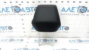 Driver's seat headrest for BMW 3 F30 4d 12-18, black leather with gray stitching