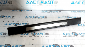 Acura TLX 15 front left door sill plate with chrome, scratches