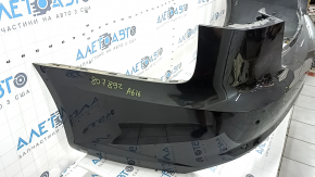 Bare rear bumper for Audi A6 C7 16-18, S-line restyling, with parking sensors, no cap, graphite, dents, scratches, broken fasteners