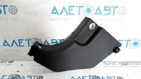 Lower left front pillar trim for Hyundai Santa FE Sport 13-18, black, scratched