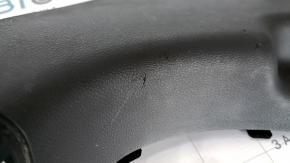 Lower right front pillar trim for Hyundai Santa FE Sport 13-18, black, scratches