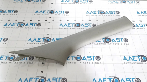 Upper right front pillar trim for Hyundai Santa FE Sport 13-16, gray, worn