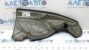 Left rear seat side panel for BMW 3 F30 16-18, black leather