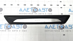 Front right outer door sill trim for BMW 3 F30 12-18, black with chrome, corrosion, crack in fastening