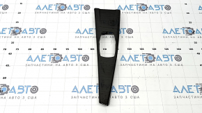 Center console trim for the multimedia joystick for the BMW 3 F30 12-18, dark wood finish, scratches