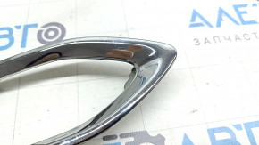 Right fog light frame for Lexus NX200t NX300h 15-17 chrome, sand