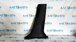 Lexus RX350 RX450h 10-15 black, worn center pillar trim, lower right