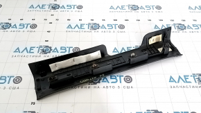 Front right door sill trim for Hyundai Santa FE Sport 13-18, black, worn