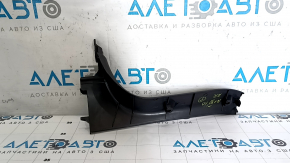 Right trunk opening trim for Lexus RX350 RX450h 10-15, black, worn