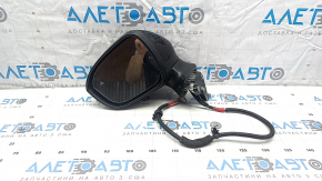 Left side mirror assembly Nissan Ariya 23-25, 9 pins, black, heated, BSM