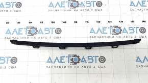 Front bumper center molding for BMW 3 Series F30 16-18, gloss black. Faded, chipped.