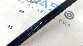 BMW 3 Series F30 4D 16-18 rear bumper molding, gloss black. Faded, scratches.
