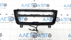 BMW 3 F30 12-18 front panel trim, center lower, glossy black with backlight, scratches