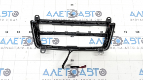 BMW 3 F30 12-18 front panel trim, center lower, glossy black with backlight, scratches
