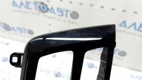 BMW 3 F30 12-18 front panel trim, center lower, glossy black with backlight, scratches