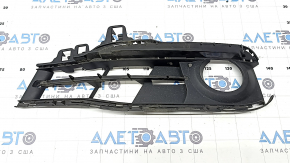 Left fog light grille frame for BMW 3 Series F30 16-18 Sport, sand-finished structure