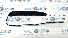 Right fog light frame molding for BMW 3 F30 16-18, gloss black, faded