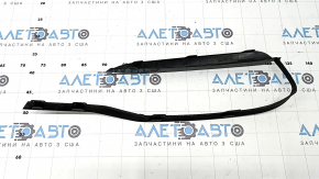 Right fog light frame molding for BMW 3 F30 16-18, gloss black, faded