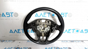 Steering wheel bare Ford Fusion mk5 13-16 leather black, worn