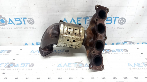 Exhaust manifold with catalytic converter for Kia Sportage 17-22 2.4 FWD, rusty, without stud