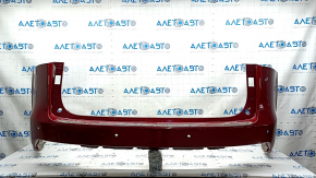 Rear bumper bare Lexus NX200t NX300h 15-17 for parking sensors, red