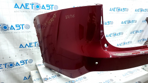 Rear bumper bare Lexus NX200t NX300h 15-17 for parking sensors, red
