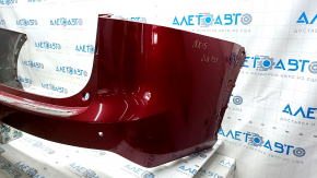Rear bumper bare Lexus NX200t NX300h 15-17 for parking sensors, red