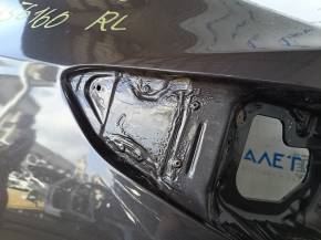 Quarter wing rear left Hyundai Sonata 15-19 graphite on body